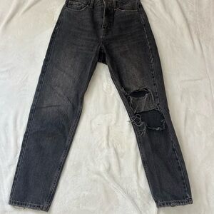 Topshop women’s  Relaxed Black Jeans